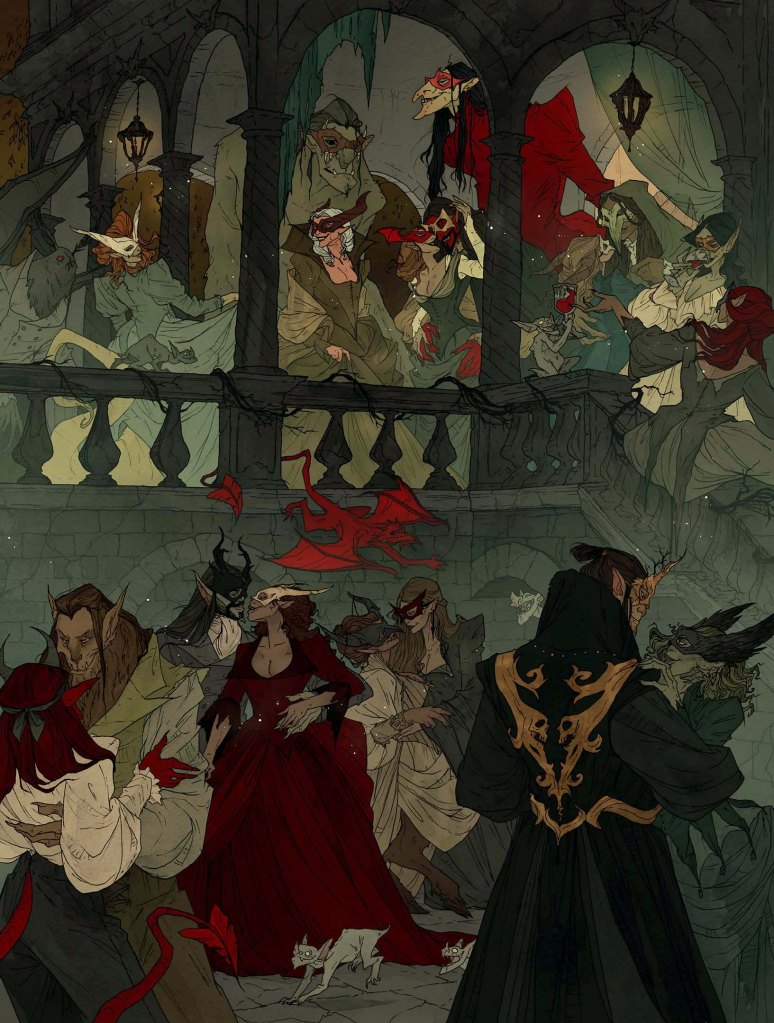 Miserable melodies make malevolent monsters merry at the mysterious midnight masquerade